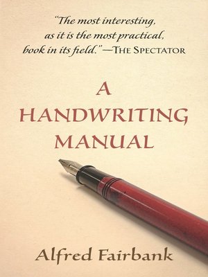 A Handwriting Manual - ebook